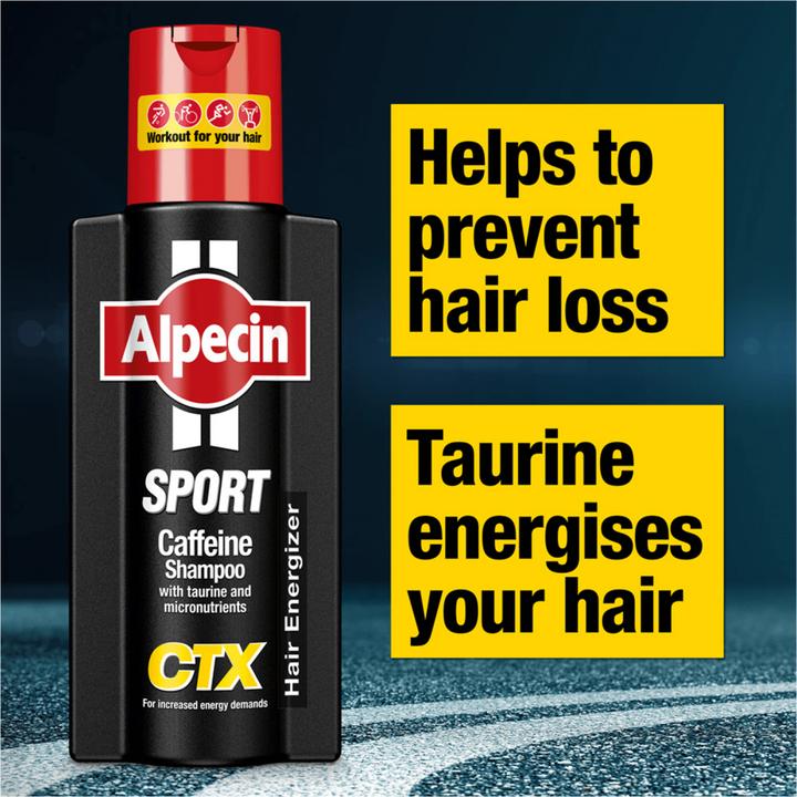 Actual product image Alpecin Sport Caffeine Shampoo CTX (250 ml, Liquid shampoo)