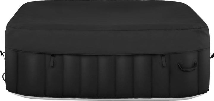 Actual product image Uniprodo Inflatable Hot Tub - 900 L - 6 people - 130 nozzles - black/white (6 pers.)