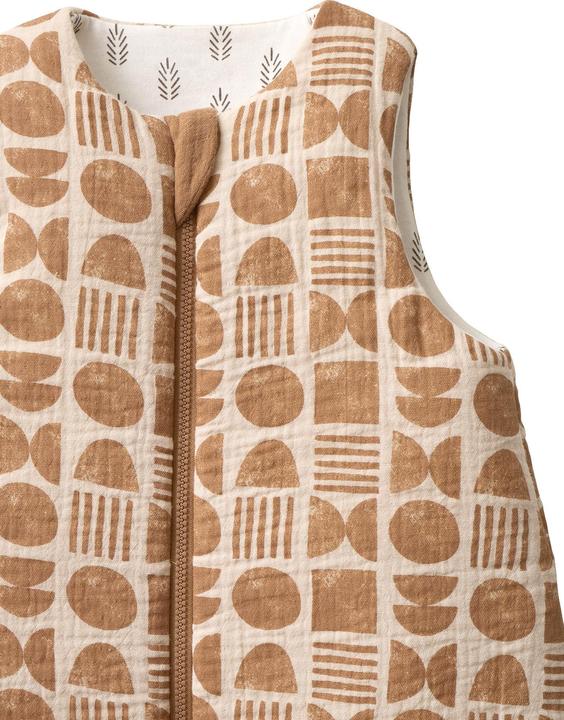 Produktbild Vertbaudet Ärmelloser Baby Wende-Schlafsack ETHNIC mit Recycling-Polyester (68 cm, 2.5 TOG)