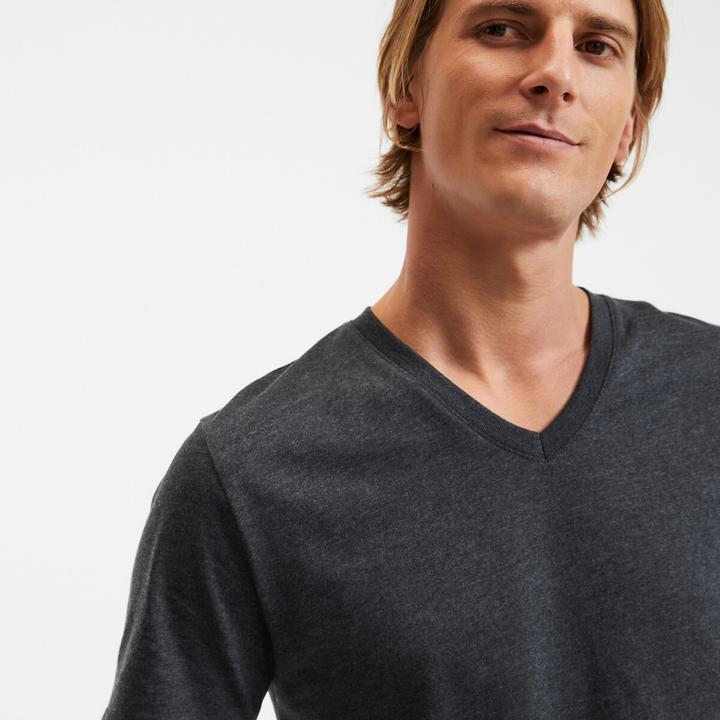 Image du produit La Redoute Collections T-Shirt mit V-Ausschnitt (M)