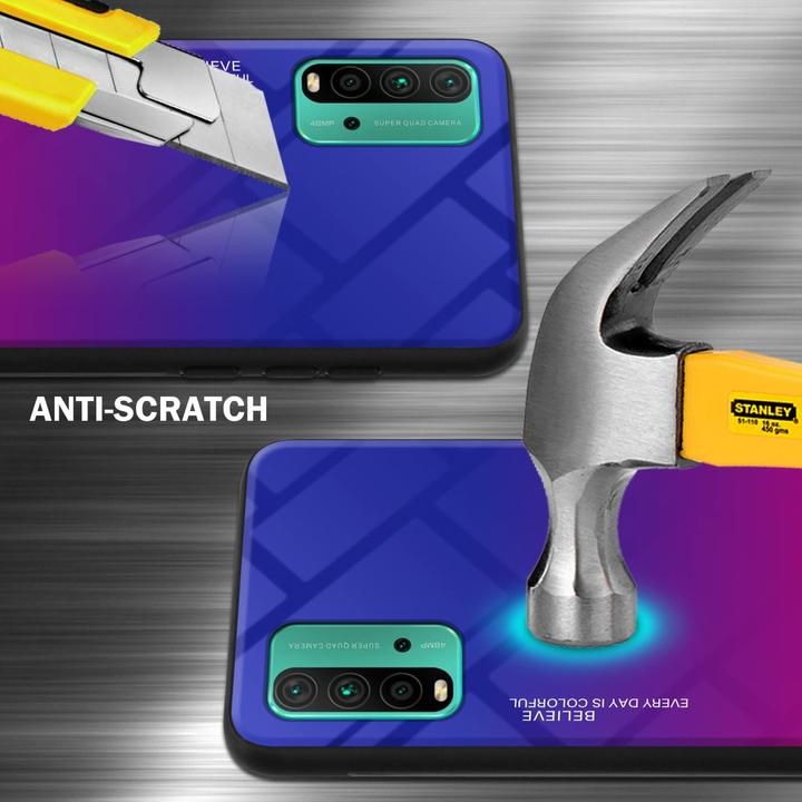 Actual product image Cadorabo TPU 2 colors glass envelope (Xiaomi Poco M3, Xiaomi Redmi 9T)