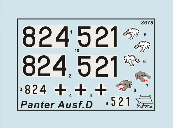 Actual product image Tamiya 1:35 Pz.Kpfw. V Panther Ausf. D