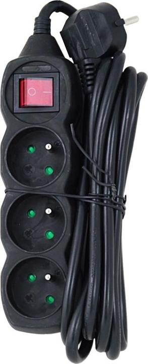 Produktbild Esperanza ELK211K Steckdosenleiste 3GN/3M Schwarz (3 x, CEE 7/5, 3 m)