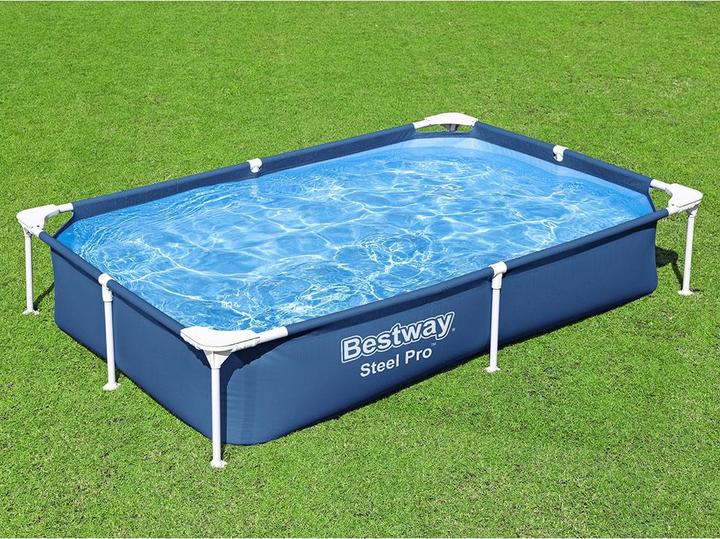 Produktbild Bestway Steel Pro Frame Pool (221 x 150 x 43 cm)