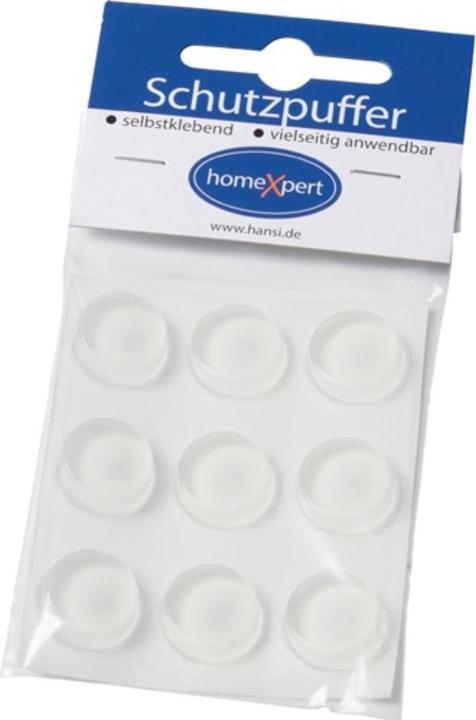 Hansi-Siebert Schutzpuffer Clear 20 mm Kunststoff transparent Koni selbstklebend (Anschlagdämpfer, 9 Stück)