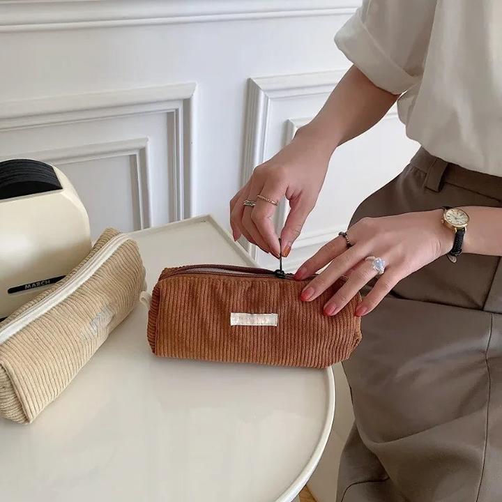 Produktbild Only-Bags.Store Kulturtasche Organizer Kord-Kosmetiktasche Kleines Makeup-Etui