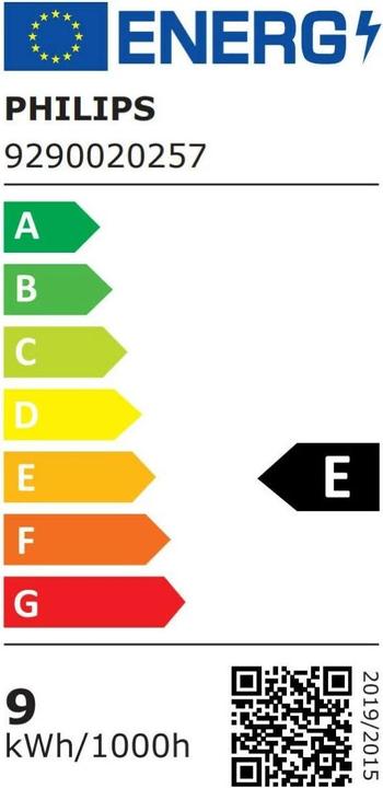 Energy Label Philips Lamp (E27, 8.50 W, 1055 lm, 1 x, E)