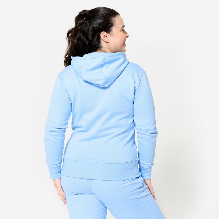 Produktbild Domyos Hoodie Damen Baumwolle - hellblau (XL)