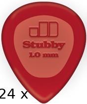 Produktbild Dunlop Plectren Stubby 1, Bag/24 (24 x, 1 mm)
