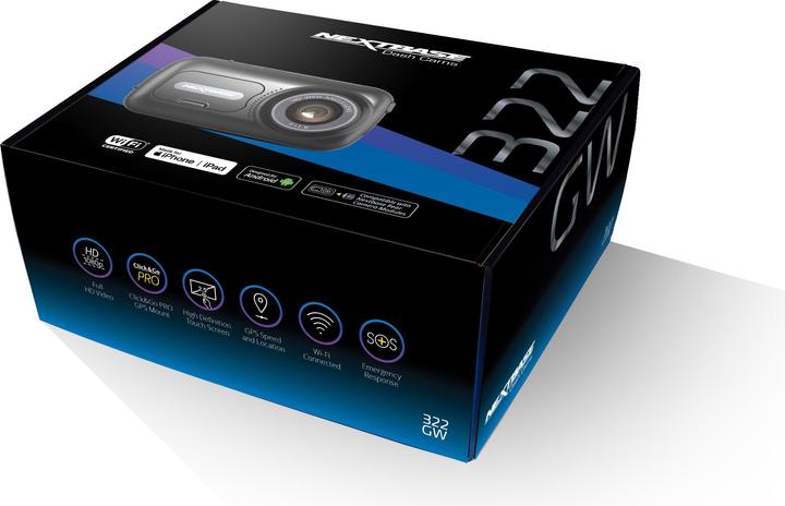 Actual product image Nextbase 322GW (GPS receiver, Wi-Fi, HD)