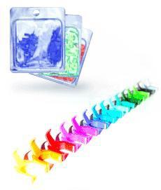 Actual product image PatchSee PatchClip 50 pieces Orange