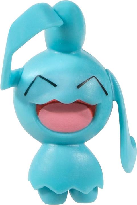 Actual product image Jazwares Pokémon Surprise Attack Game Chimchar with Poké Ball vs. Wynaut with Friend Ball