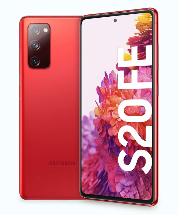 Produktbild Samsung Galaxy S20 FE EU (128 GB, Cloud Red, 6.50", Hybrid Dual SIM, 12 Mpx, 4G)