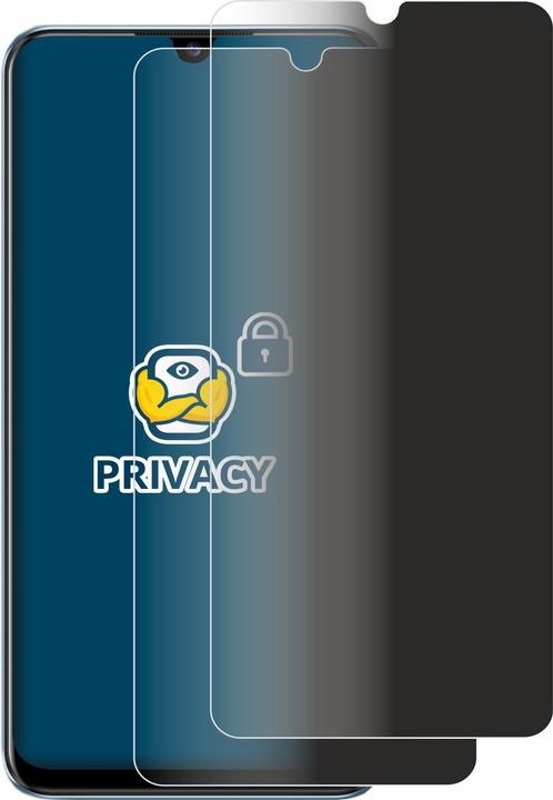 Productafbeelding BROTECT Sichtschutzfolie Anti-Spy Privacy Folie Blaulicht-Schutz (2 Stuk, Vivo V20 SE)