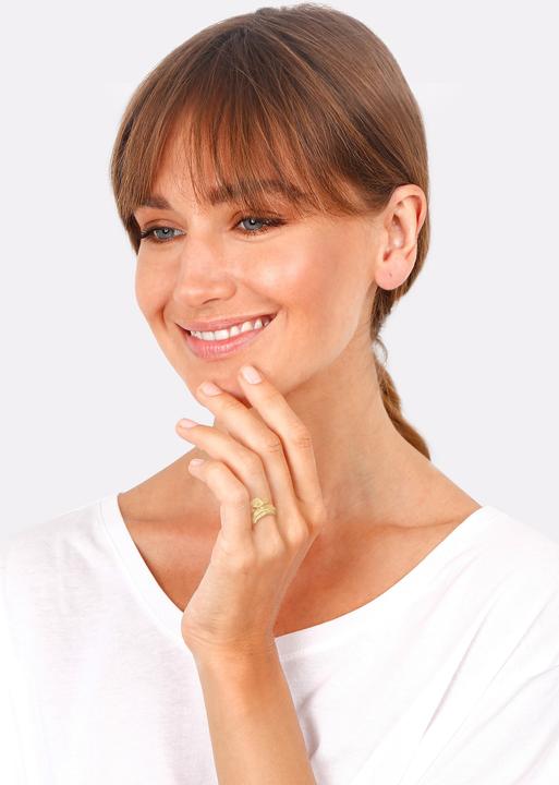 Actual product image Elli Wickellook Feder Design Verstellbar (54, 925 Silver)
