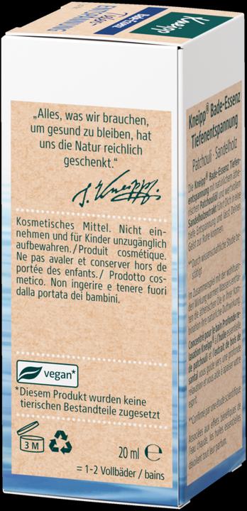Immagine prodotto Kneipp Bagno Essenza Rilassamento Profondo MINI (20 ml, Oli da bagno)