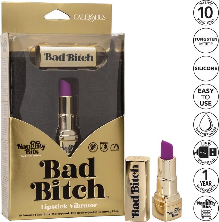 Image du produit CalExotics Vibromasseur Naughty Bits® Bad Bitch® Lipstick