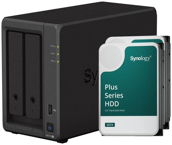 Synology DS723+ (2 x 4 To, Synology HAT 33xx)