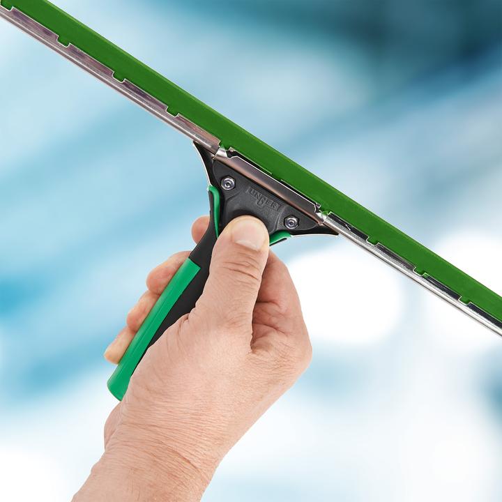 Actual product image Unger ErgoTec window squeegee (width 35 cm, with S-rail and green squeegee rubber, streak-free windows) (1 pcs.)