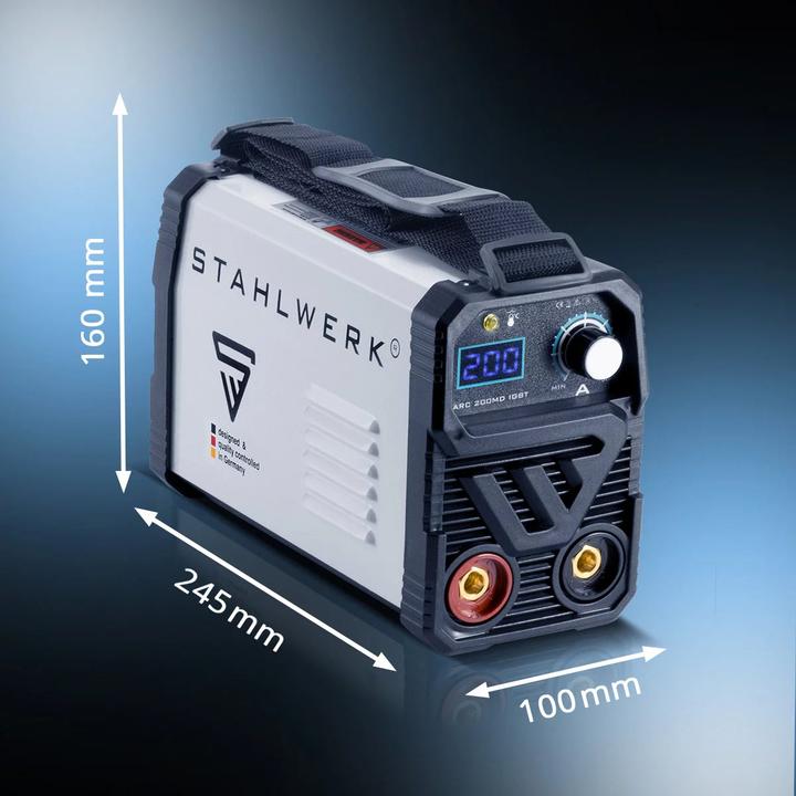 Produktbild Stahlwerk Schweissgerät ARC 200 MD IGBT MMA E Hand Inverter Single-Board 200 A