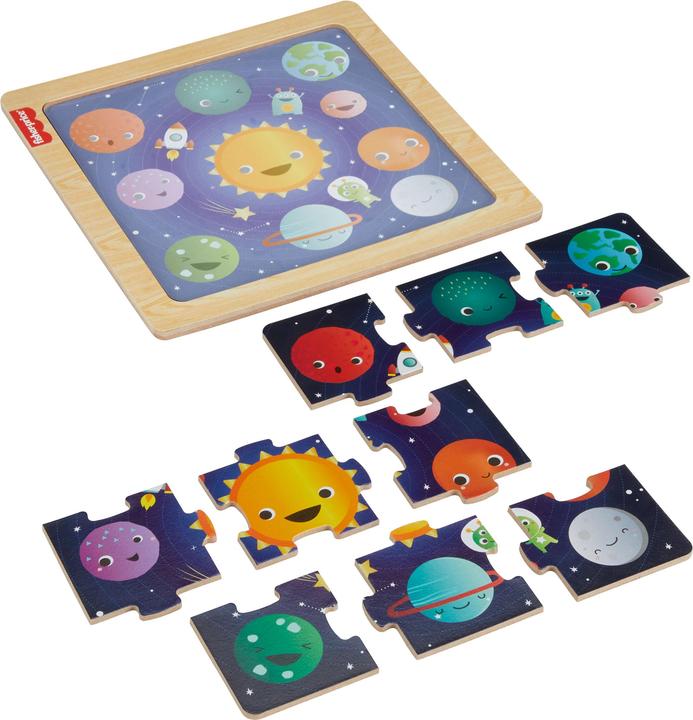 Actual product image Fisher-Price Wooden Jigsaw Puzzle (9 pieces)