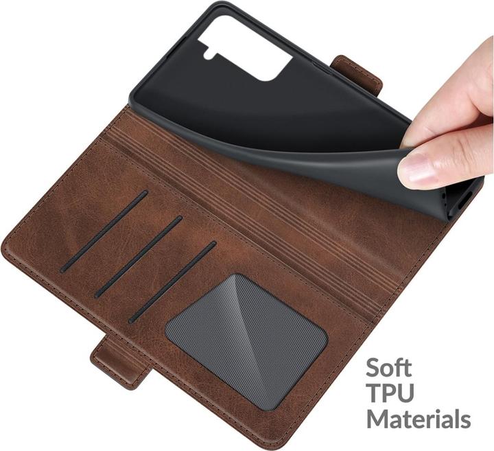 Produktbild Screenguard Samsung Galaxy S22+ CardLounge Lederhülle (Samsung Galaxy S22+)