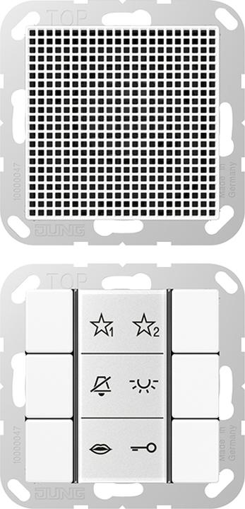 Image du produit JUNG JG SIA6WW Station intérieure audio