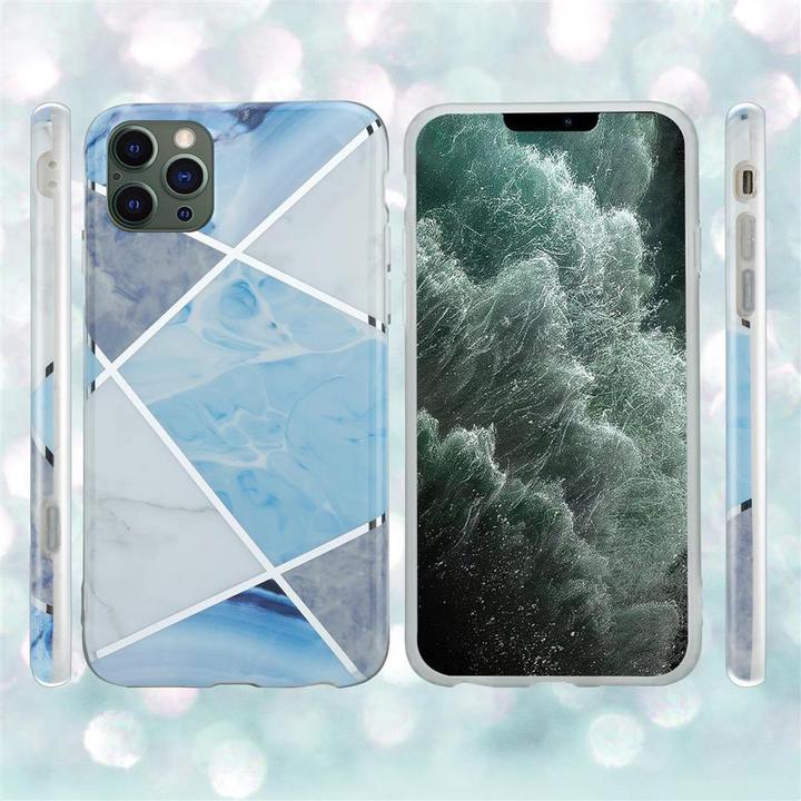 Produktbild Cadorabo IMD TPU Bunter Marmor Cover (Apple iPhone 12 Pro Max)