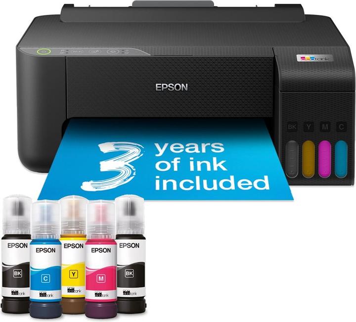 Actual product image Epson EcoTank L1270 Inkjet Printer, Black (Colour)