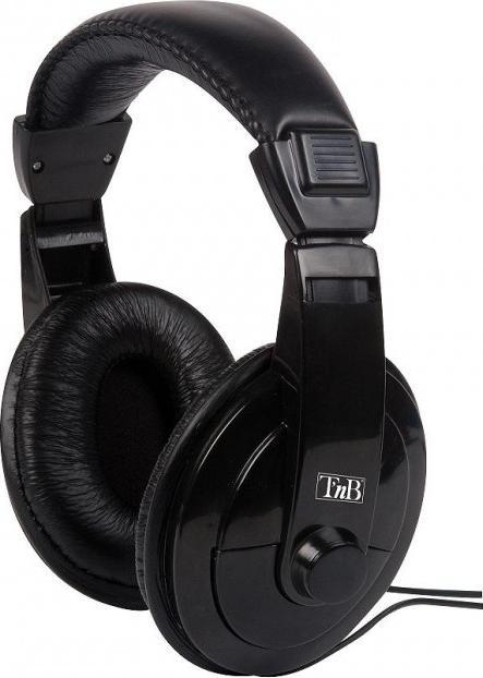 T'nB Casque filaire compatible TV (Noir) (Cablato)