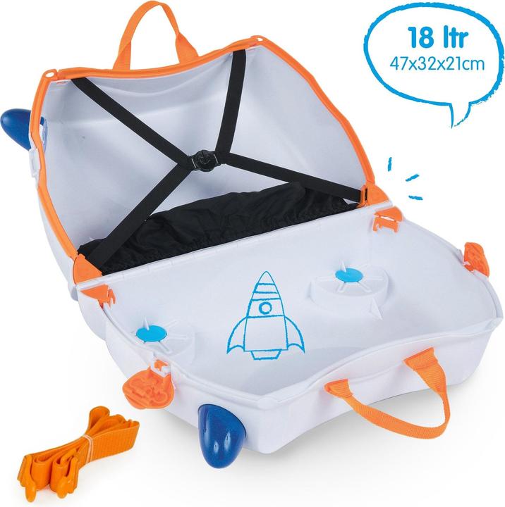 Image du produit Trunki Valise pour enfants Skye le vaisseau spatial (18 l, Bagage à main (jusqu'à 50l))