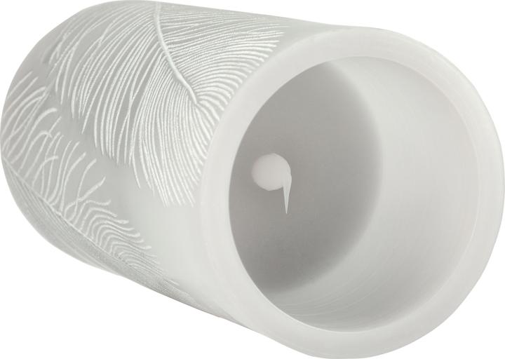 Actual product image Pauleen LED candles set Cosy Feather Ø 7.6 cm, set of 2, gray (1 x)