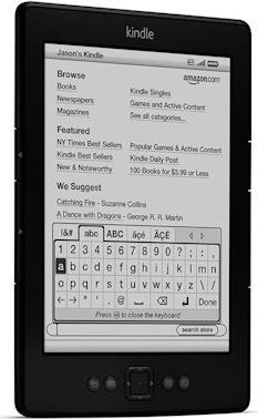 Image du produit Amazon Kindle, 2 Go - WiFi (6", 2 Go, Noir)