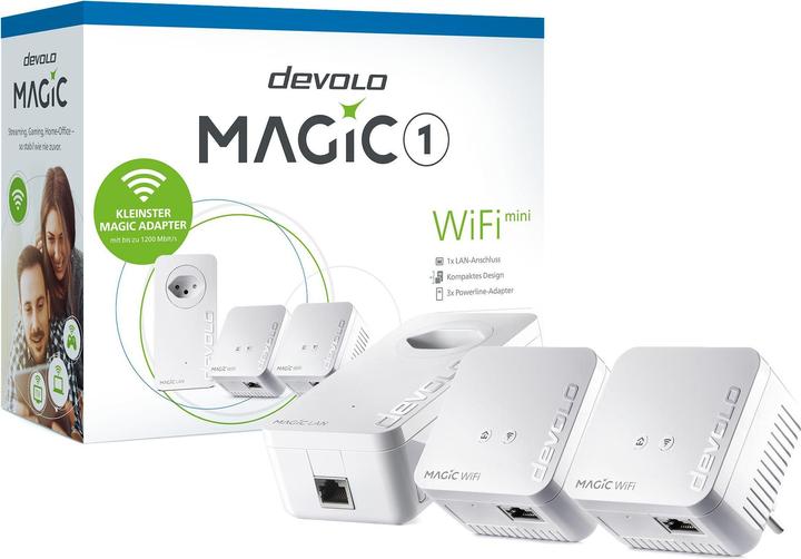 Immagine prodotto Devolo Magic 1 Mini Kit Multiroom WiFi (1200 Mbit/s)