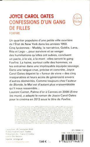 Image du produit Confessions d'un gang de filles : Foxfire (Français, Oates Joyce Carol, 2014)