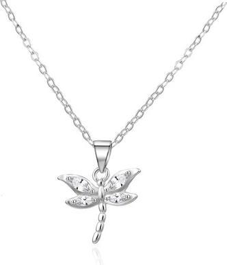 Image du produit Agato Beau collier en argent Dragonfly AGS1586/47 (chaîne. pendentif)