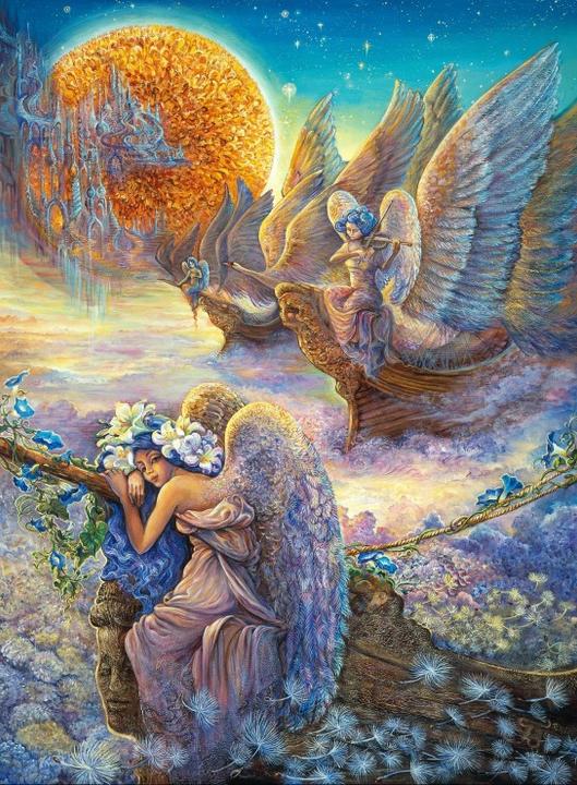 Actual product image Grafika Puzzle 2000 pieces Josephine Wall - I Saw Three Ships (2000 pieces)