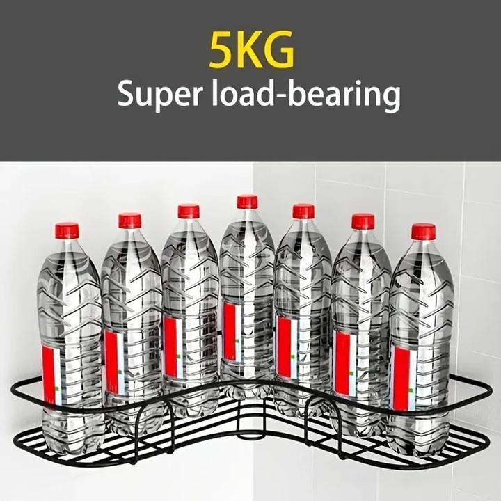Actual product image König Design Shower shelf without drilling Corner shelf Bath shelf Shower shelf basket Self-adhesive