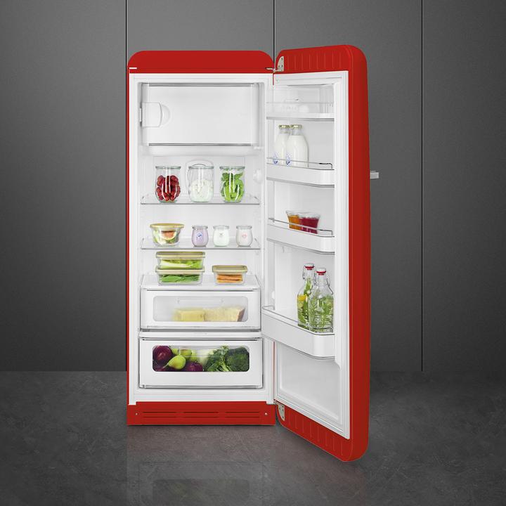 Actual product image Smeg FAB28RRD6 Kühlschrank Rechtsanschlag Rot 50's Style (270 l)