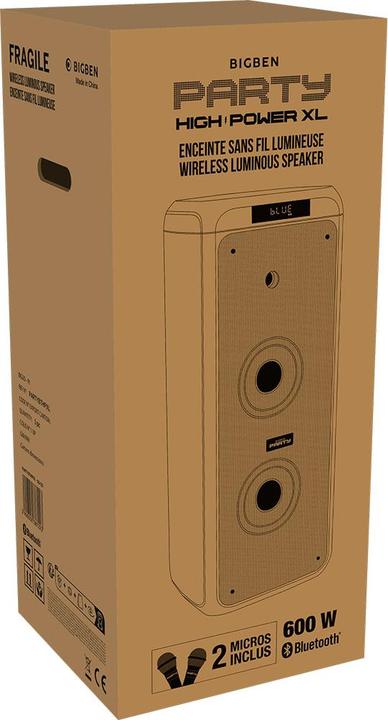 Produktbild Bigben Party Box XL BT-Lautsprecher (2 h, Ohne externe Stromquelle)