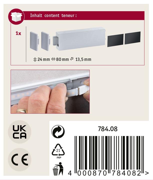 Actual product image Paulmann LumiTiles Profile Top
