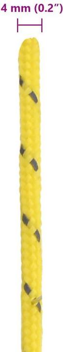 Actual product image VidaXL Tent rope Reflective with rope tensioners 50 m 4 mm