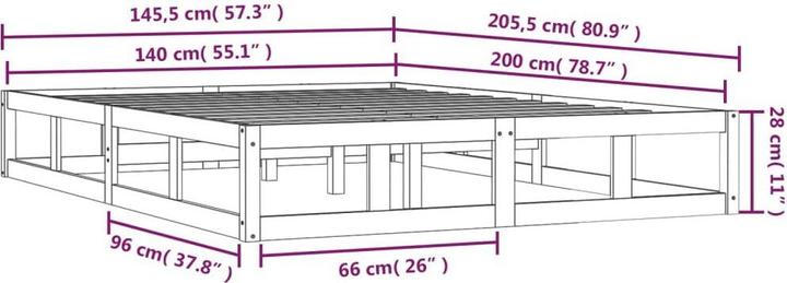 Produktbild VidaXL Seven (140 x 200 cm)