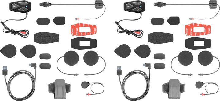 Image du produit Interphone Bluetooth Headset Ucom3 Twin Pack (Jeu de 2)