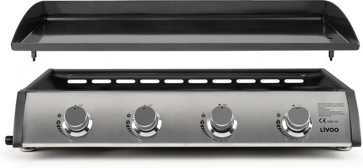 Actual product image Livoo 4 burners gas plancha (10 kW)