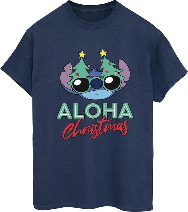 Image du produit Disney - T-shirt LILO AND STITCH CHRISTMAS TREE SHADES - Femme (L)
