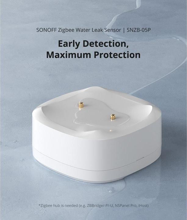 Image du produit Sonoff SNZB-05P Capteur de fuite d'eau ZigBee