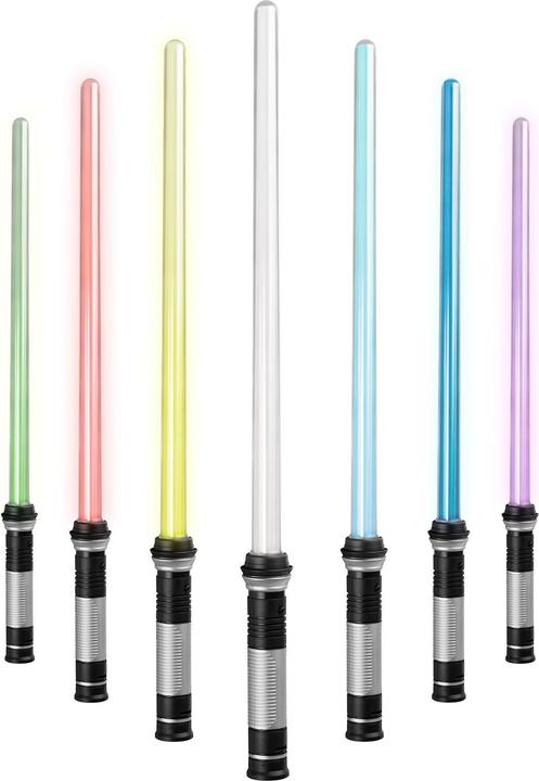 Produktbild Maskworld Lichtschwert mit 7 LED Farben (rot, blau, grün, gelb usw.) & Laserschwert Sound-Effekten
