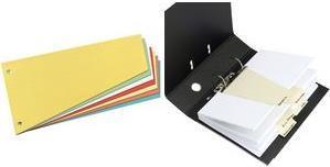 Actual product image Herlitz Dividers 12 x 23 cm, trapezoid, 100 pcs. - orange