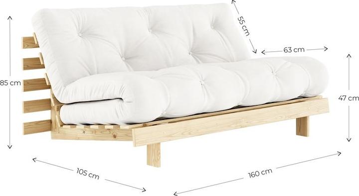 Produktbild Karup Design ROOTS 160 (Bettsofa)